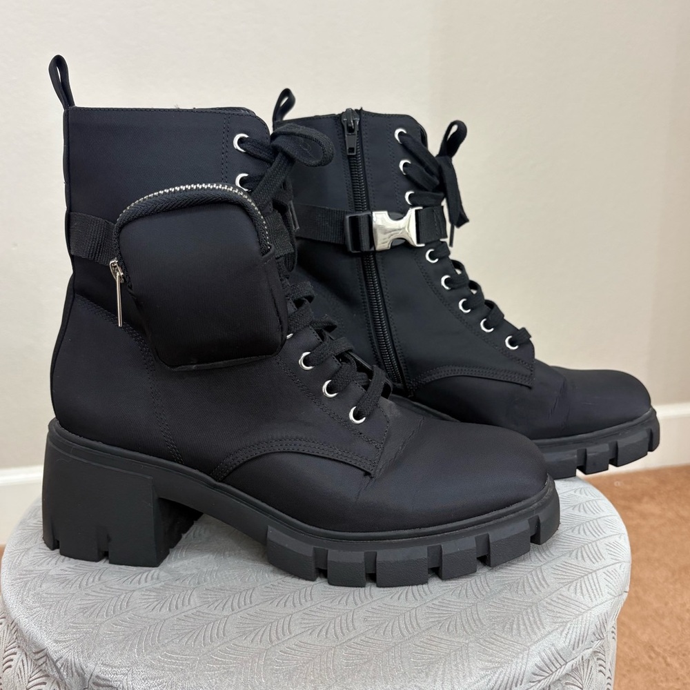 Black Combat Boots